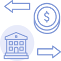 Bankovní převod ikona