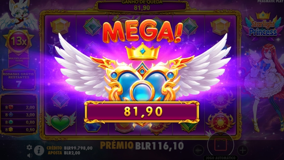 Caça-níquel online Starlight Princess Multiplicador