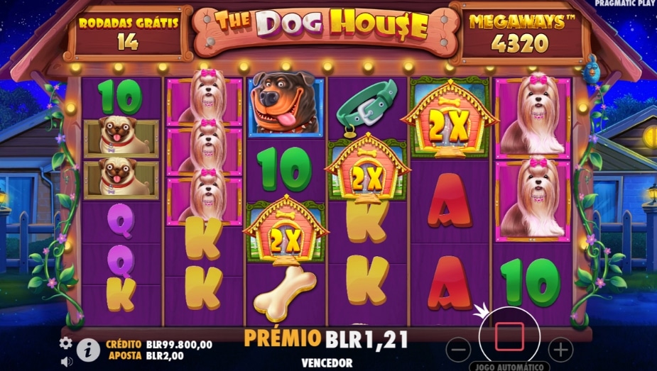 Caça-níquel online The Dog House Megaways Wilds Fixos