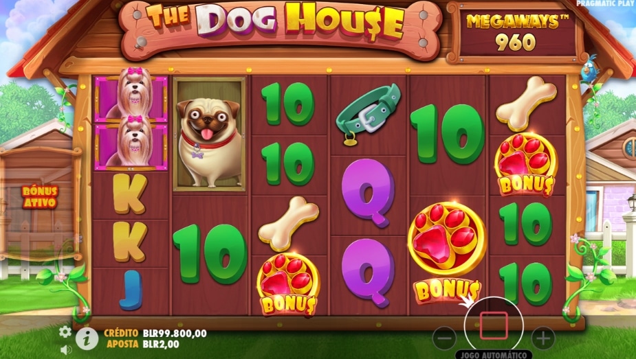 Caça-níquel online The Dog House Megaways símbolo Scatter