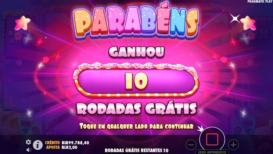 Giros grátis do caça-níquel online Sugar Rush