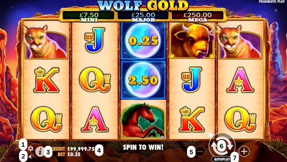 Como jogar caça-níquel Wolf Gold