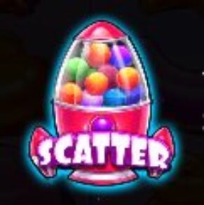 Símbolo símbolo Scatter  slot Sugar Rush por Pragmatic Play
