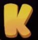 Símbolo Letra K slot The Dog House Megaways por Pragmatic Play
