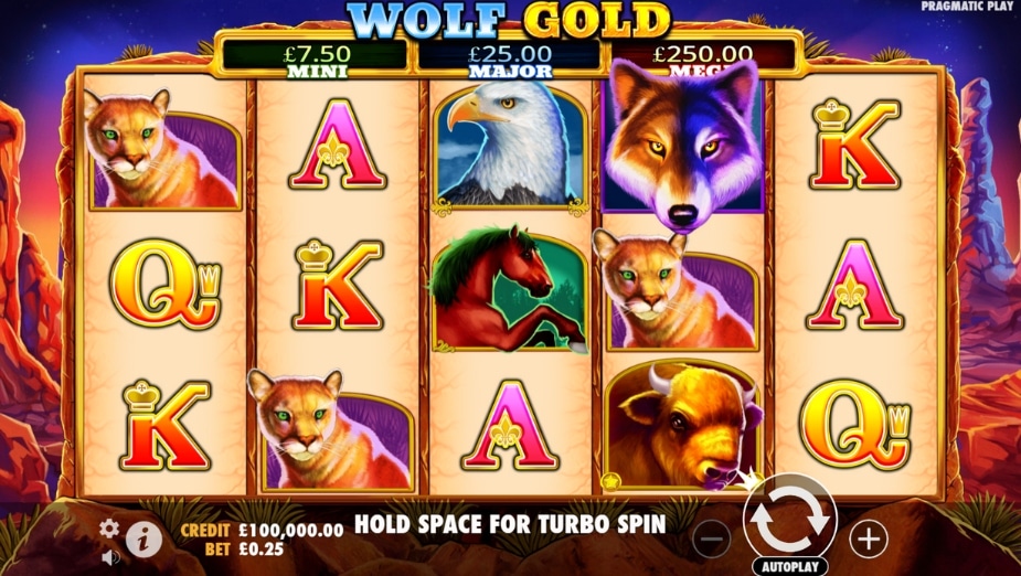 Wolf Gold por Pragmatic Play