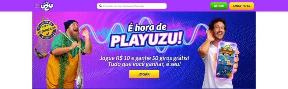 Bônus Surpresa da UZU - Playuzu casino