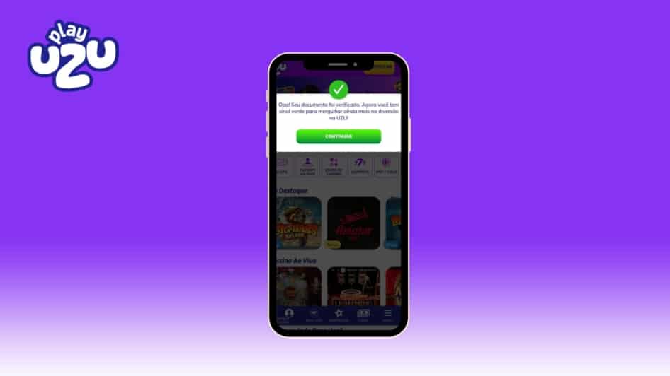 Confirmaçao de ID do playuzu cassino