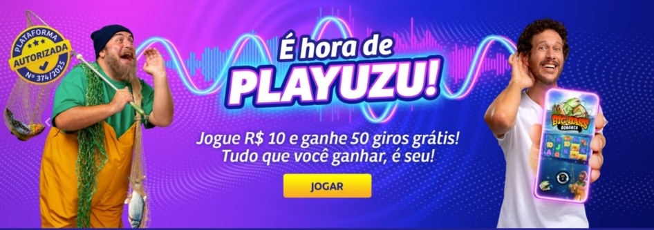Bônus Surpresa de boas vindas da UZU - Playuzu casino