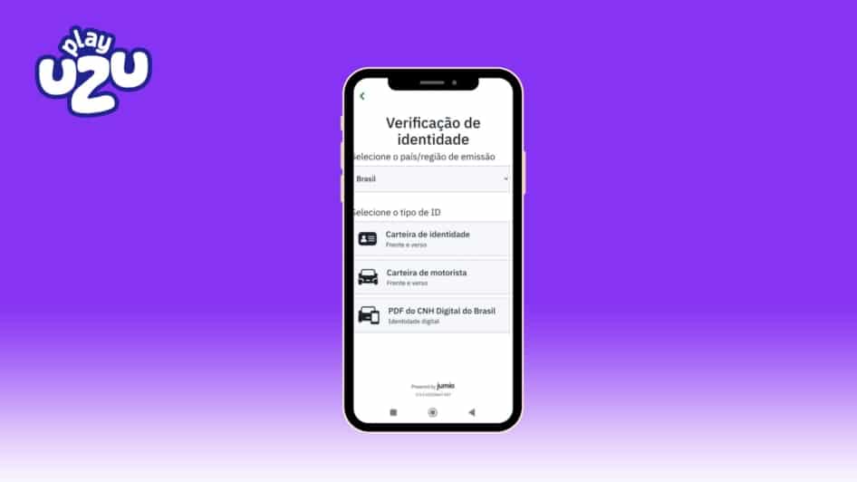 Confirmaçao de identidade do playuzu brasil