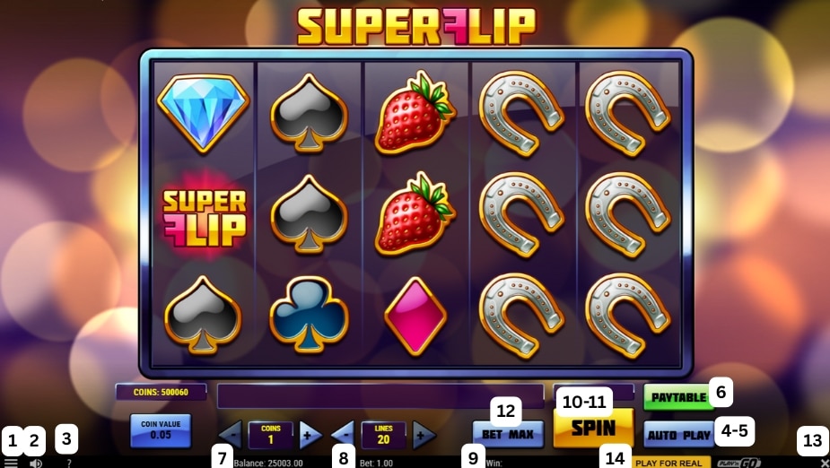 Como jogar o caça-níquel Super Flip