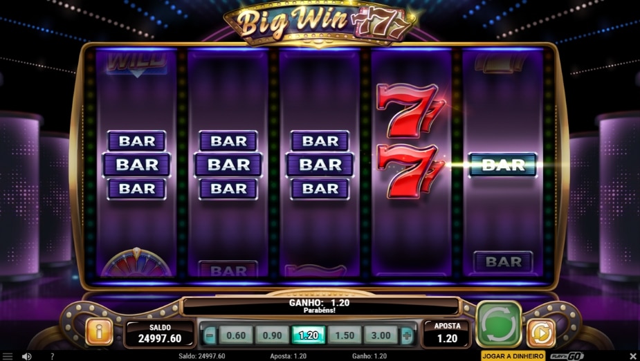 Tema e Símbolos Big Win 777