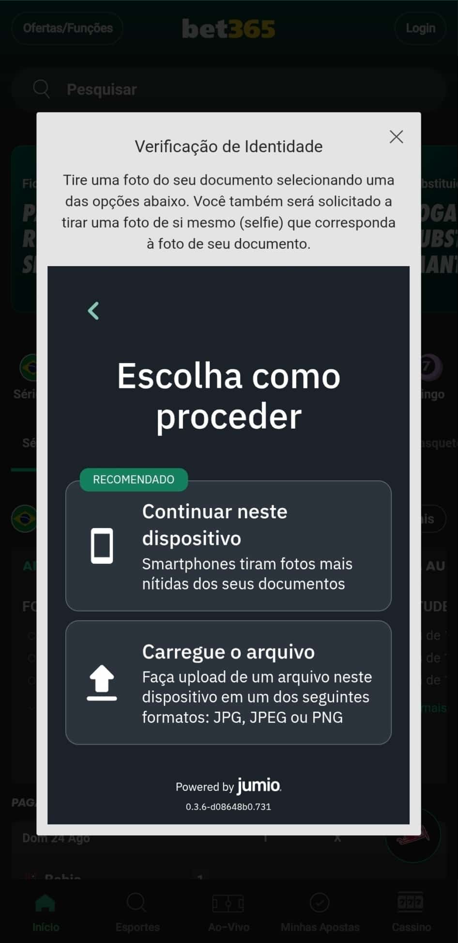 bet365-casino-app-kyc