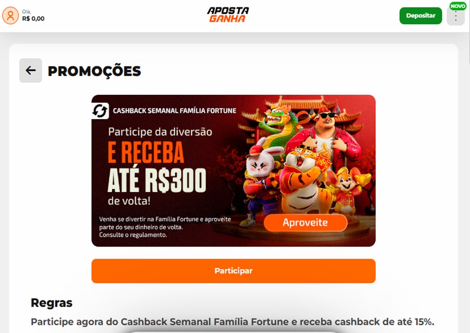 bonus fortune aposta ganha