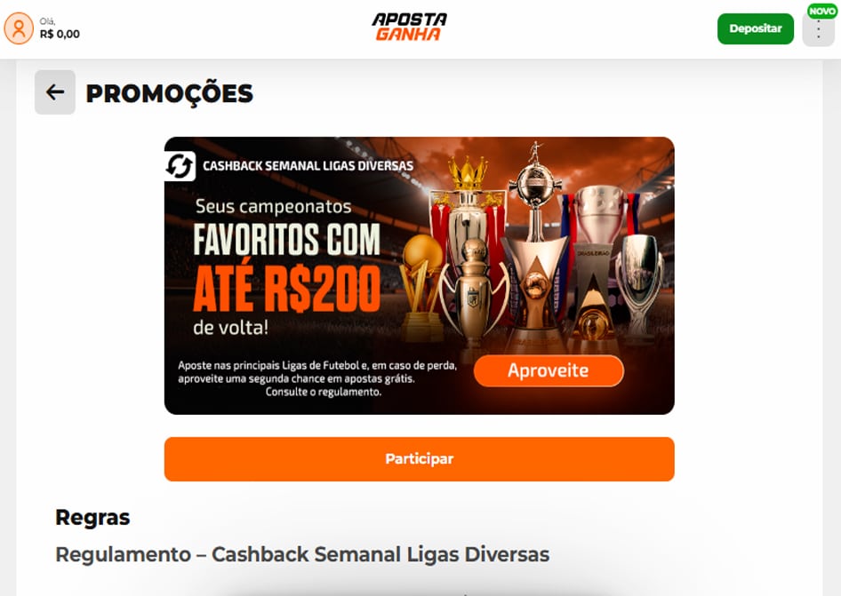 cashback futebol aposta ganha