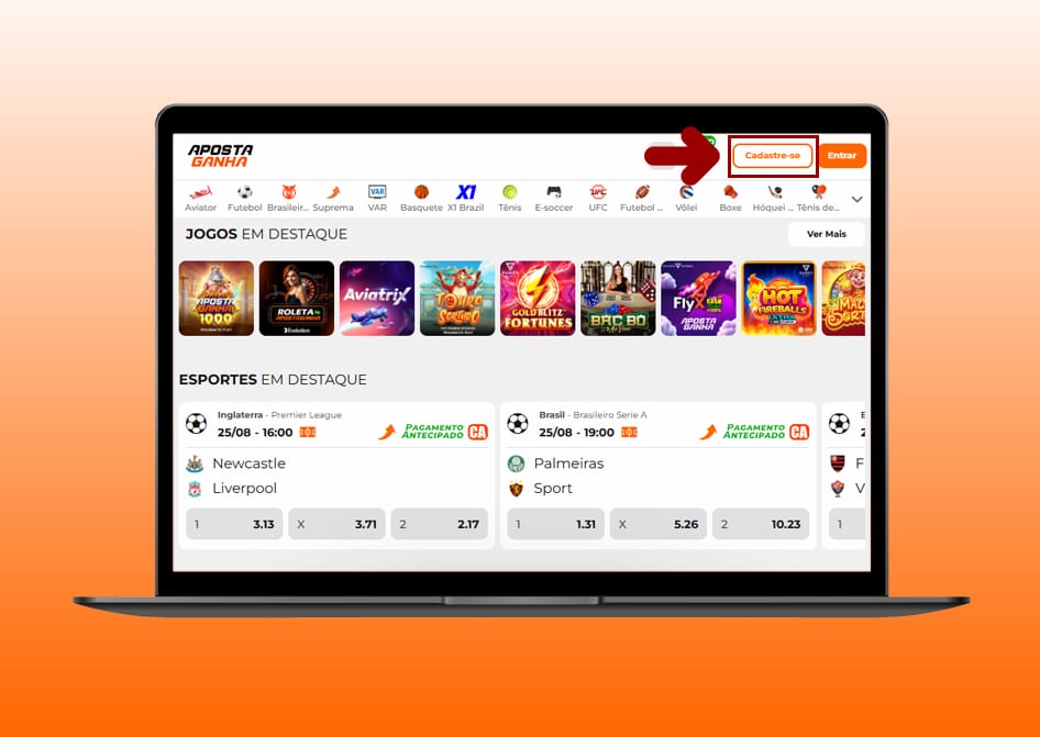 cadastro aposta ganha 2