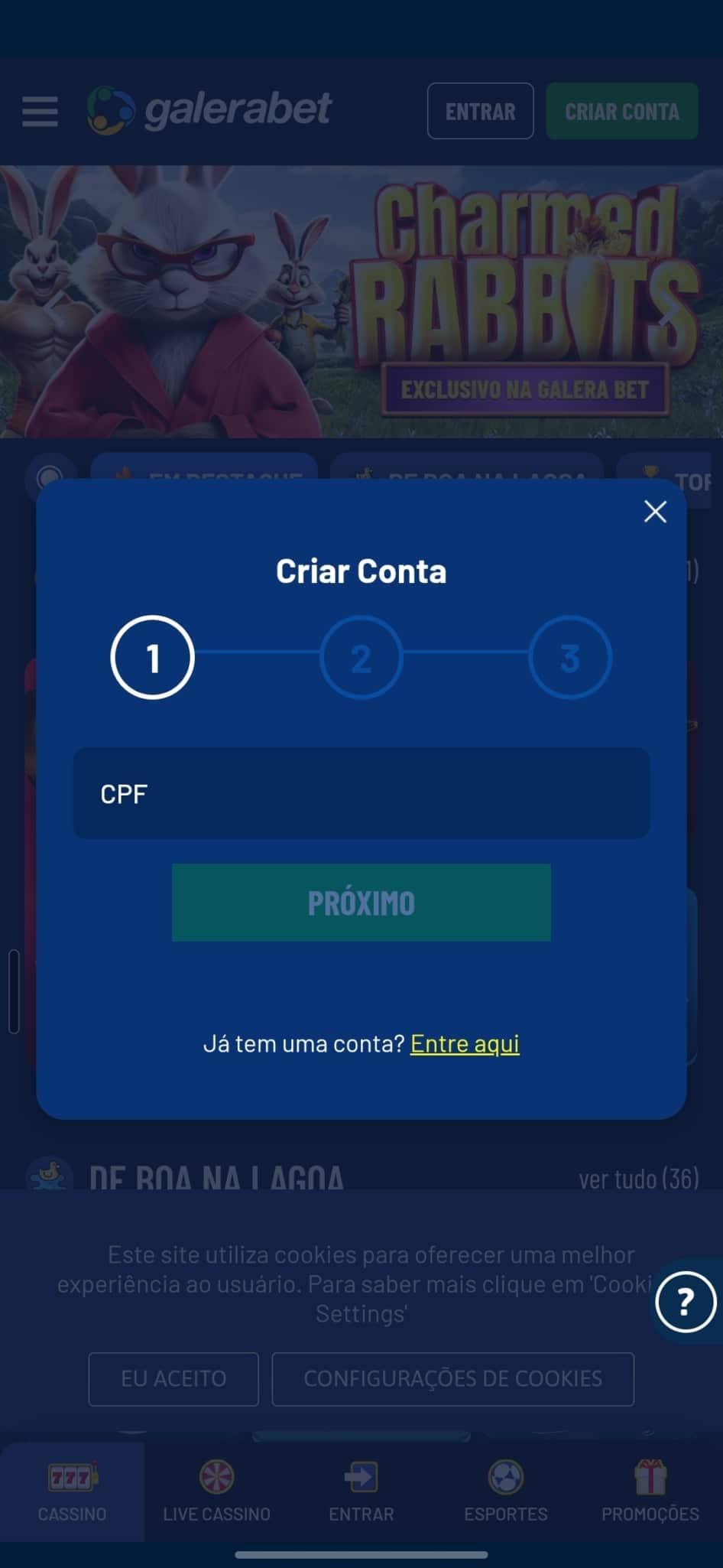 galerabet-cassino-app-cadastro