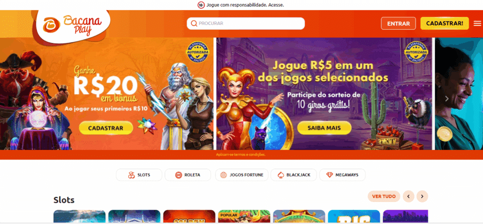 criar conta bacanaplay