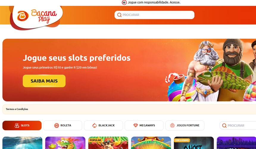 BacanaPlay Cassino Homepage