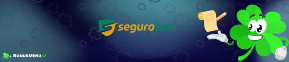Banner ilustrativo de um trevo de 4 folhas com uma caderneta para o guia sobre Como se Registrar na SeguroBet.