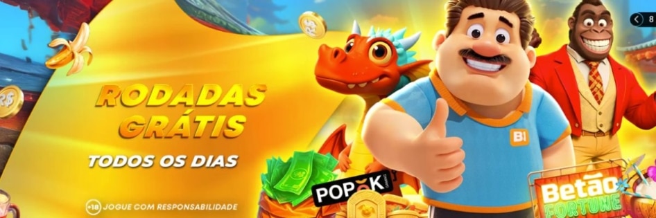Banner do bônus de boas-vindas da Betão Bet, oferecendo 10 rodadas grátis no popular jogo de slot Betão Fortune para novos jogadores.