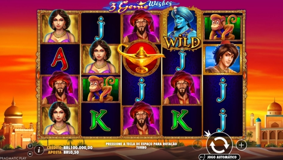 3 Genie Wishes™ por Pragmatic Play