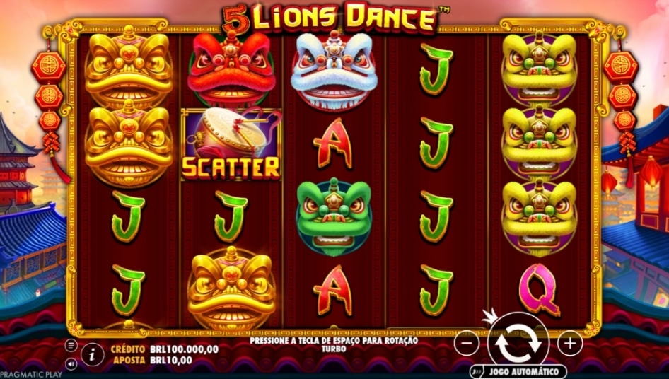 5 Lions Dance™ por Pragmatic Play