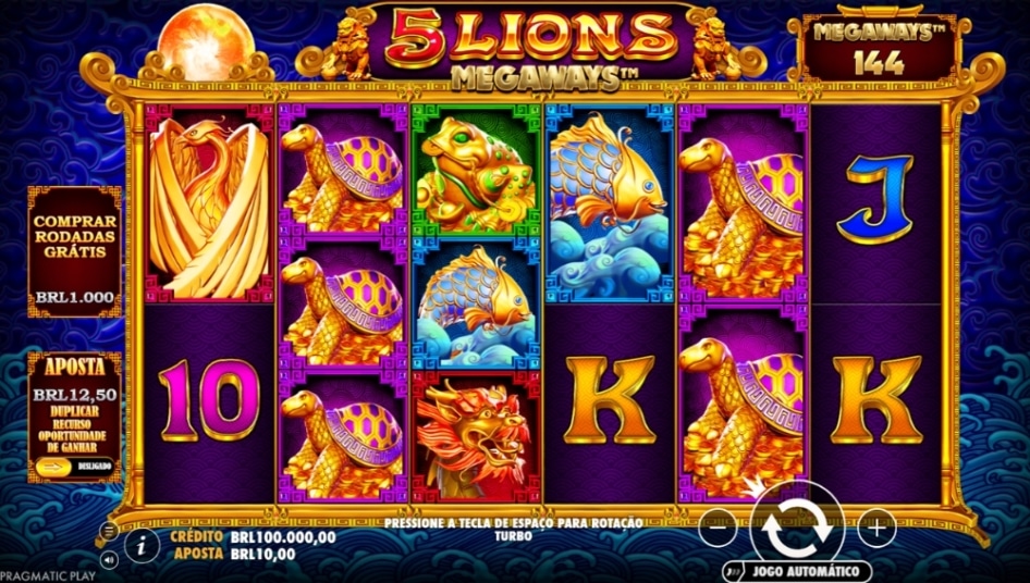 5 Lions Megaways™ por Pragmatic Play