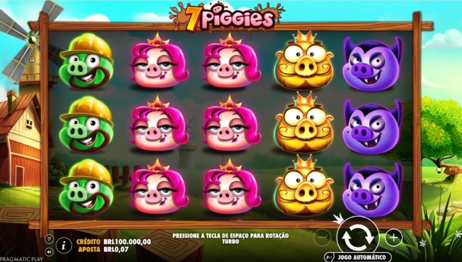 7 Piggies™ por Pragmatic Play