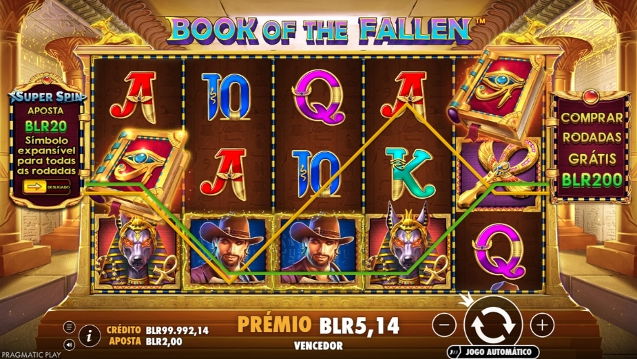 Símbolo Scatter do caça-níquel online Book of the Fallen