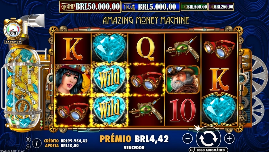 Tema e Símbolos Amazing Money Machine