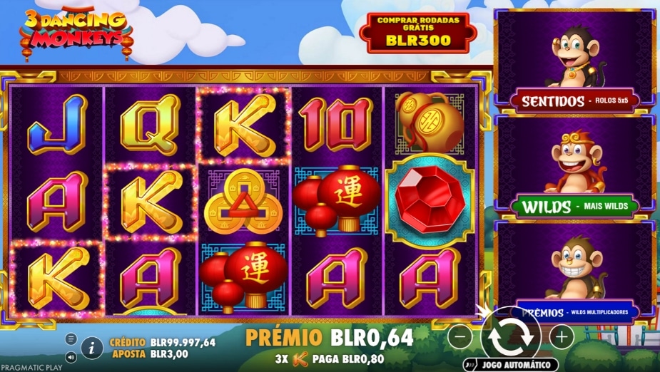 Tema e símbolos 3 Dancing Monkeys™