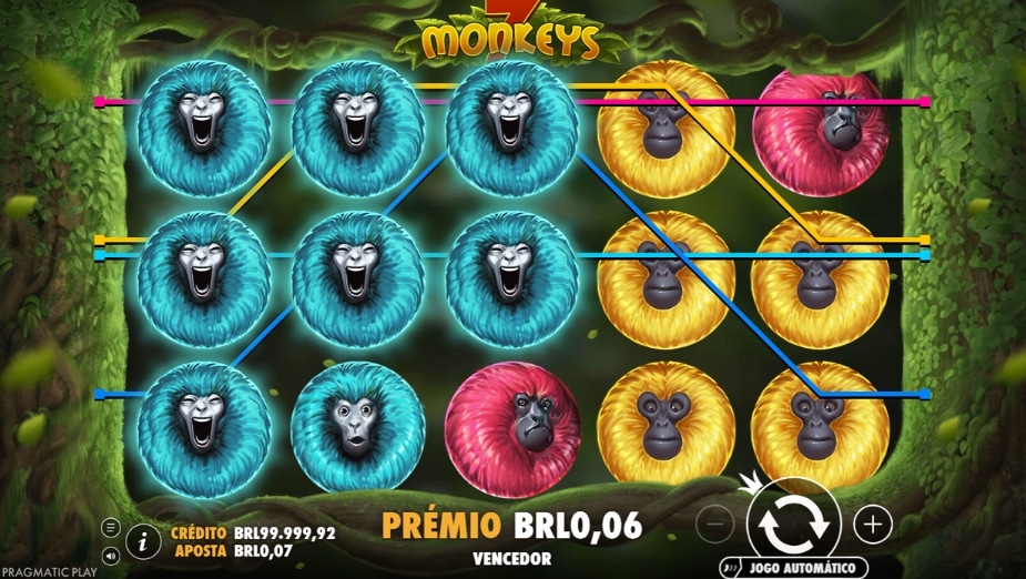 Tema e símbolos 7 Monkeys™
