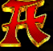 Símbolo Letra A slot 5 Lions Gold™ por Pragmatic Play