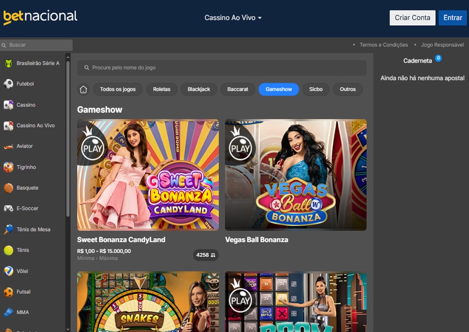 game shows betnacional