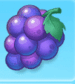 Símbolo Uvas slot Sunny Shores por Yggdrasil