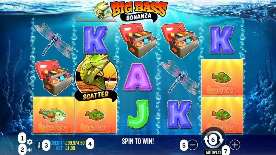 Como jogar caça-níquel Big Bass Bonanza