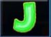 Símbolo Letra J slot Big Bass Bonanza Megaways™ por Pragmatic Play