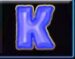 Símbolo Letra K slot Big Bass Bonanza Megaways™ por Pragmatic Play