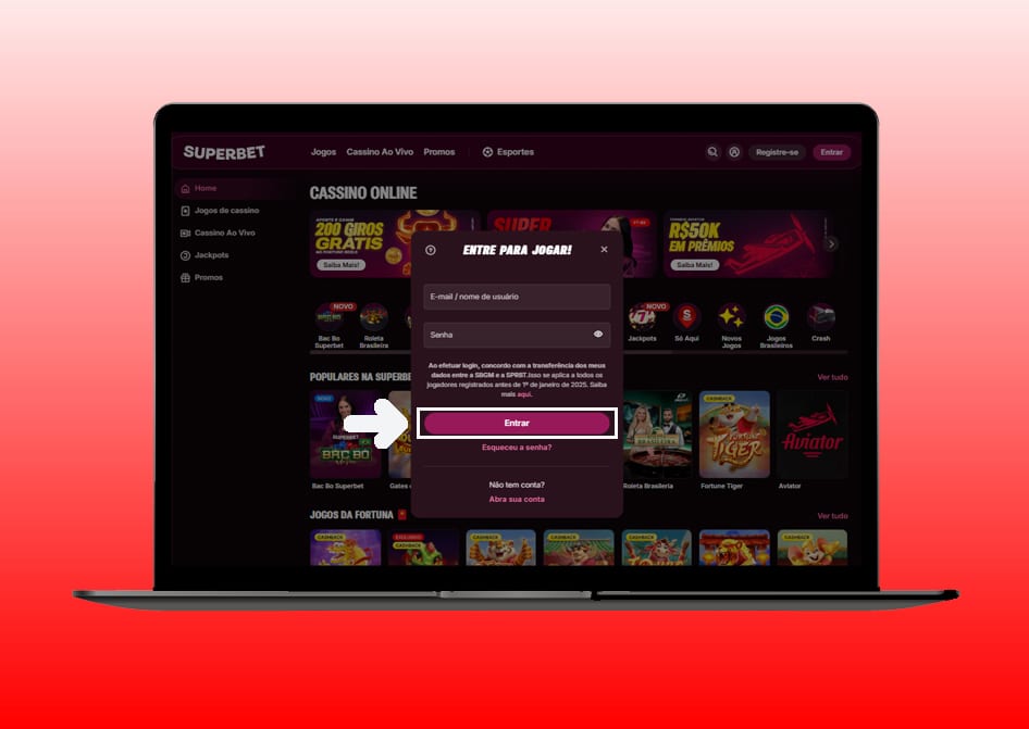entrar na superbet
