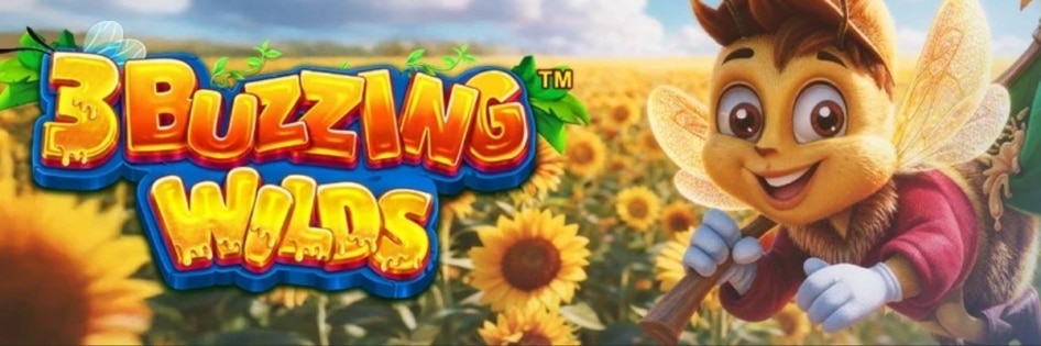 Imagem da promoção "Jogo da Semana" da F12.bet, mostrando o slot "3 Buzzing Wilds", um exemplo das ofertas de rodadas grátis da Análise Completa da F12.bet.