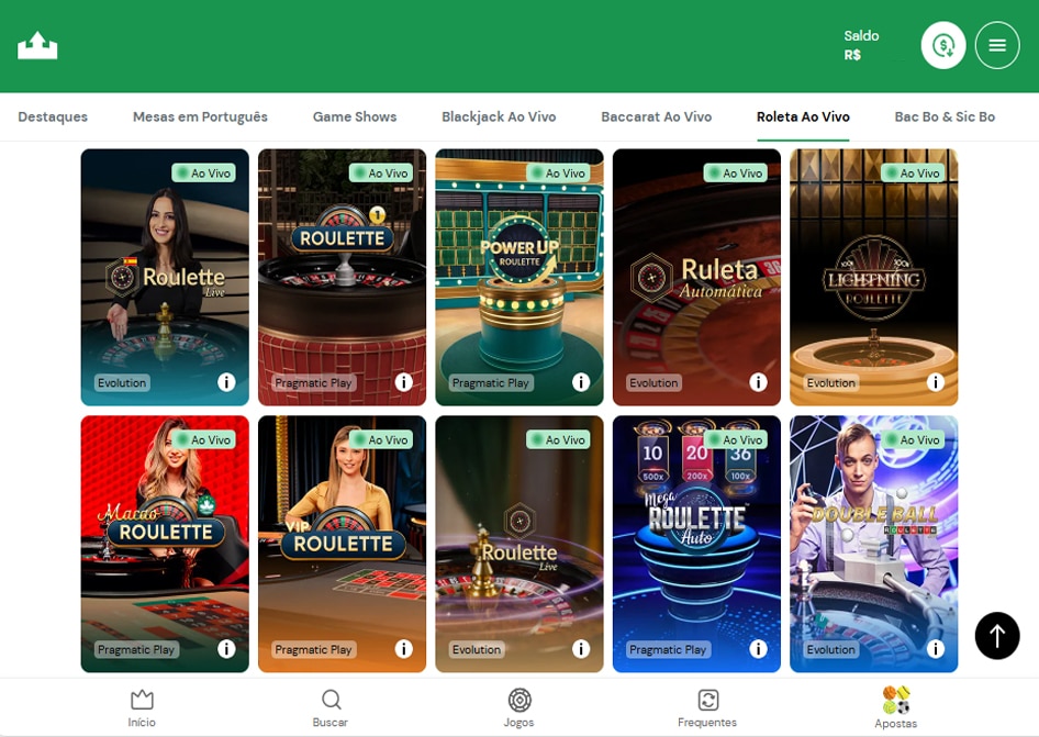 roleta rei do pitaco