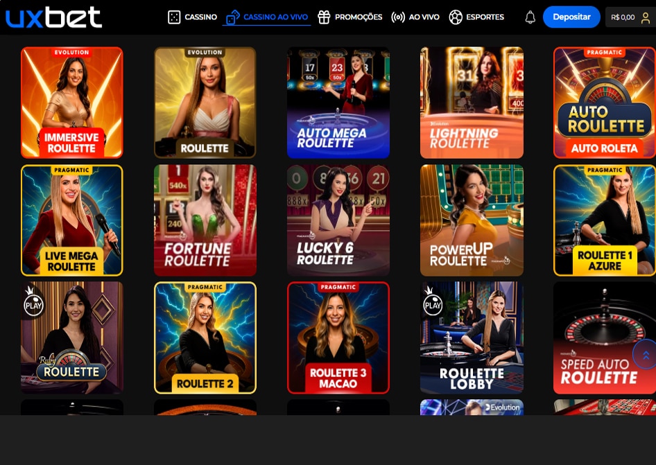 roleta ux bet