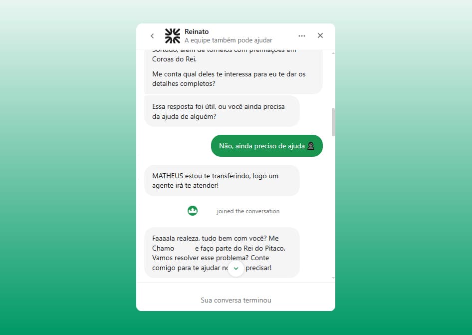 suporte rei do pitaco