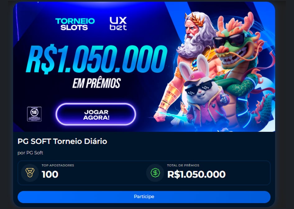 torneio slots pg ux bet