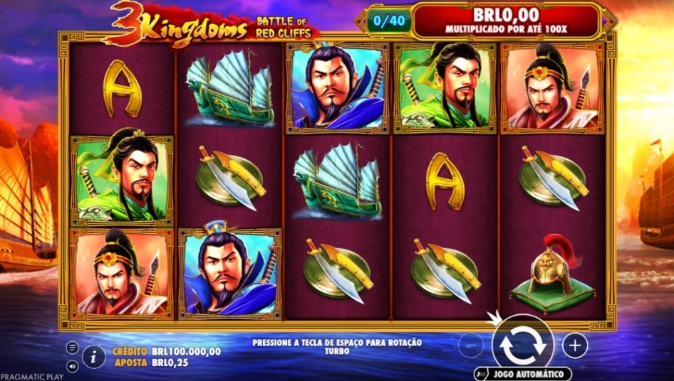 3 Kingdoms – Battle of Red Cliffs por Pragmatic Play