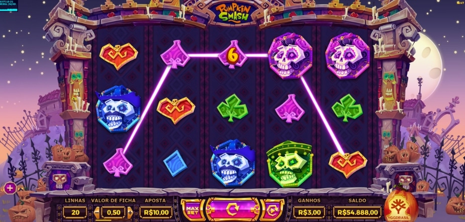 Tema e Símbolos Pumpkin Smash