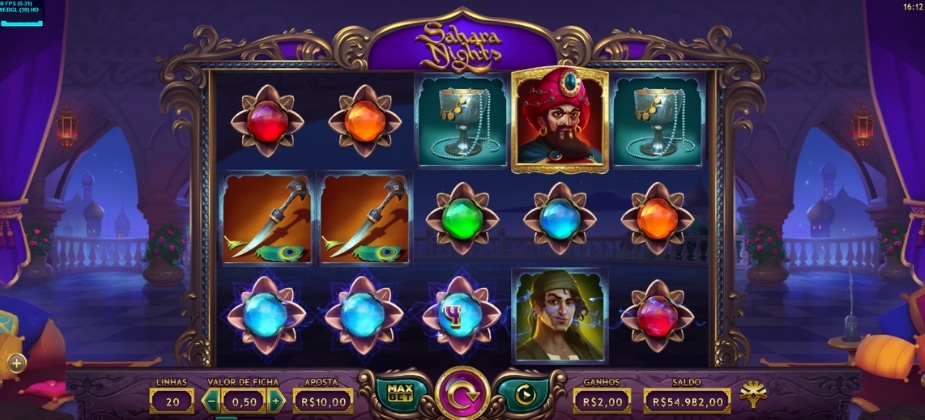 Tema e Símbolos Sahara Nights