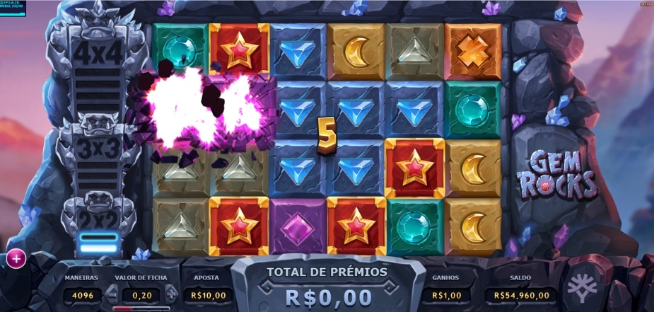 Tema e Símbolos de Gem Rocks