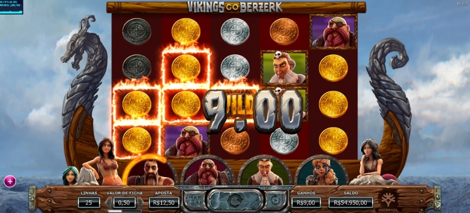 Tema e símbolos Vikings go Berzerk