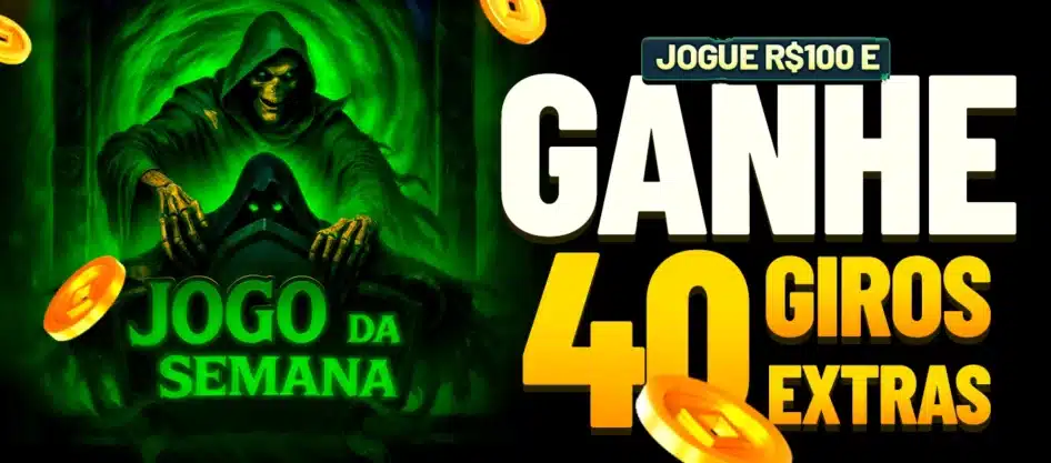 Cartaz do Cassino Galera Bet, Jogo da semana